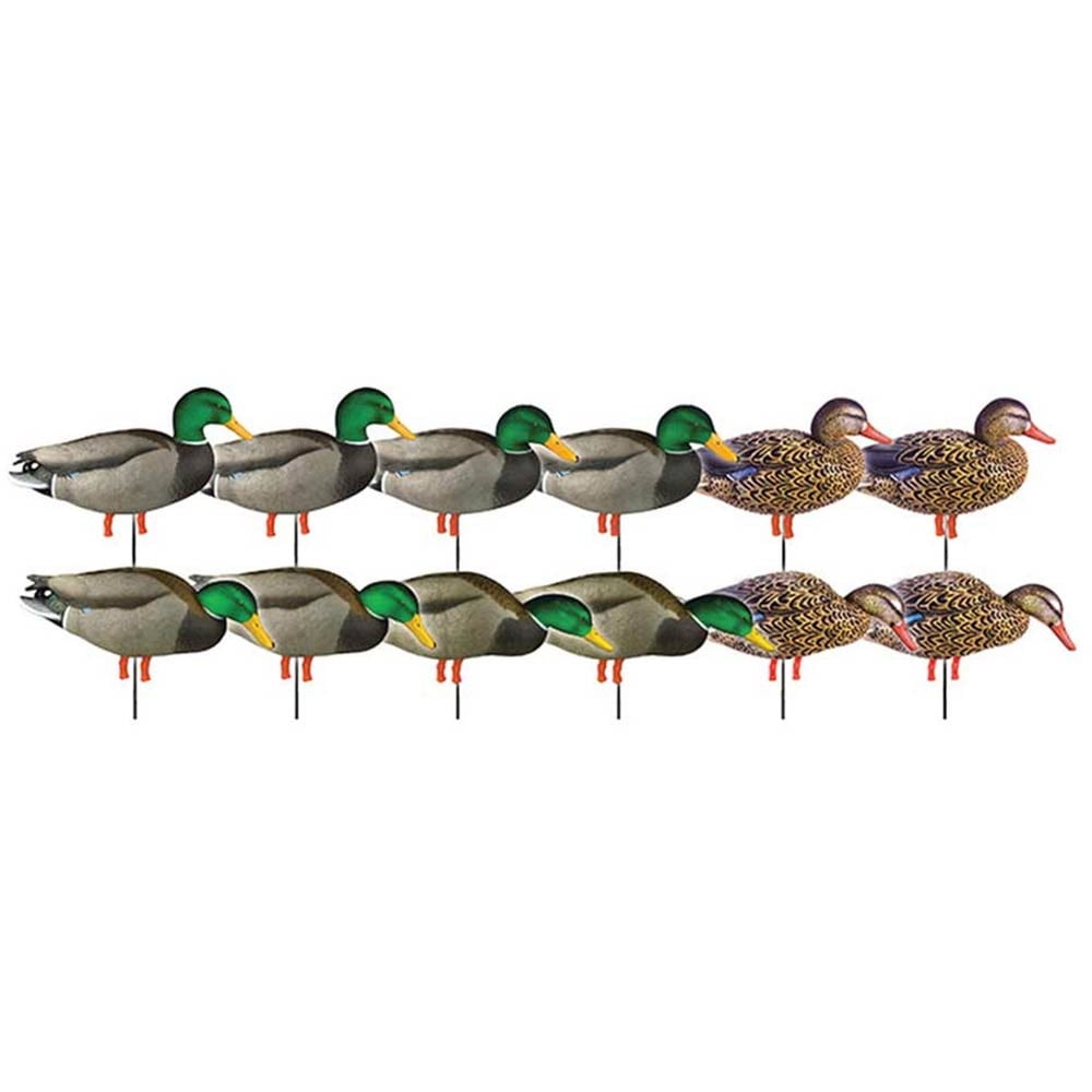 GHG Decoy Systems ProGrade FullBody Field Mallard 12 Pack With 12