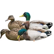 GHG Decoy Systems Pro-Grade Mallard Duck Silhouette Decoys - Pack of 12
