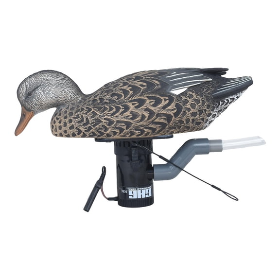 GHG Decoy Systems Finisher Foam Filled Swimmer Gadwall Hen Decoy