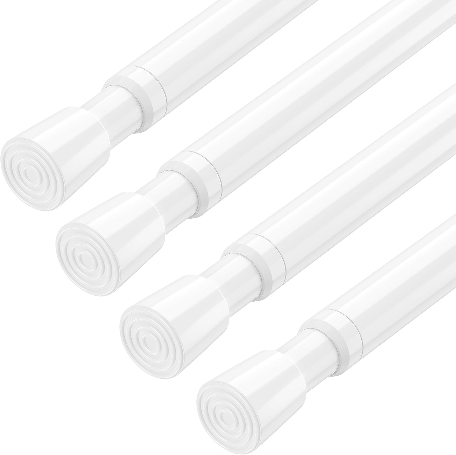Hub Rods Kitchen GHGSDH-4 Pack Tension Rods for Windows 26.5 to 36 inch, Adjustable ...