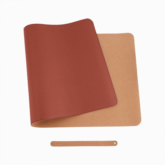 GHIIYER Leather Desk Pad Protector Non Slip Computer Desktop Mat for Office and Home Use B One Size