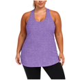 thumbnail image 1 of GHIIYER Plus Size Workout Tops for Women Sleevless Racerback Vest Top Athletic Yoga Running Shirts Size 5XL, 1 of 6