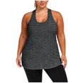thumbnail image 1 of GHIIYER Plus Size Workout Tops for Women Sleevless Racerback Vest Top Athletic Yoga Running Shirts Size 5XL, 1 of 6