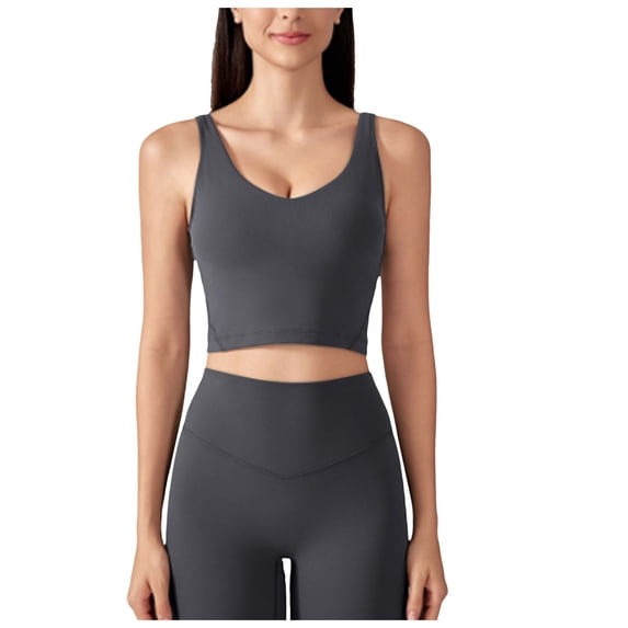 GHIIYER Yoga Sports Bras for Women No Underwire Seamless Stretch Underwear Breathable High Support Bra Top Size XL