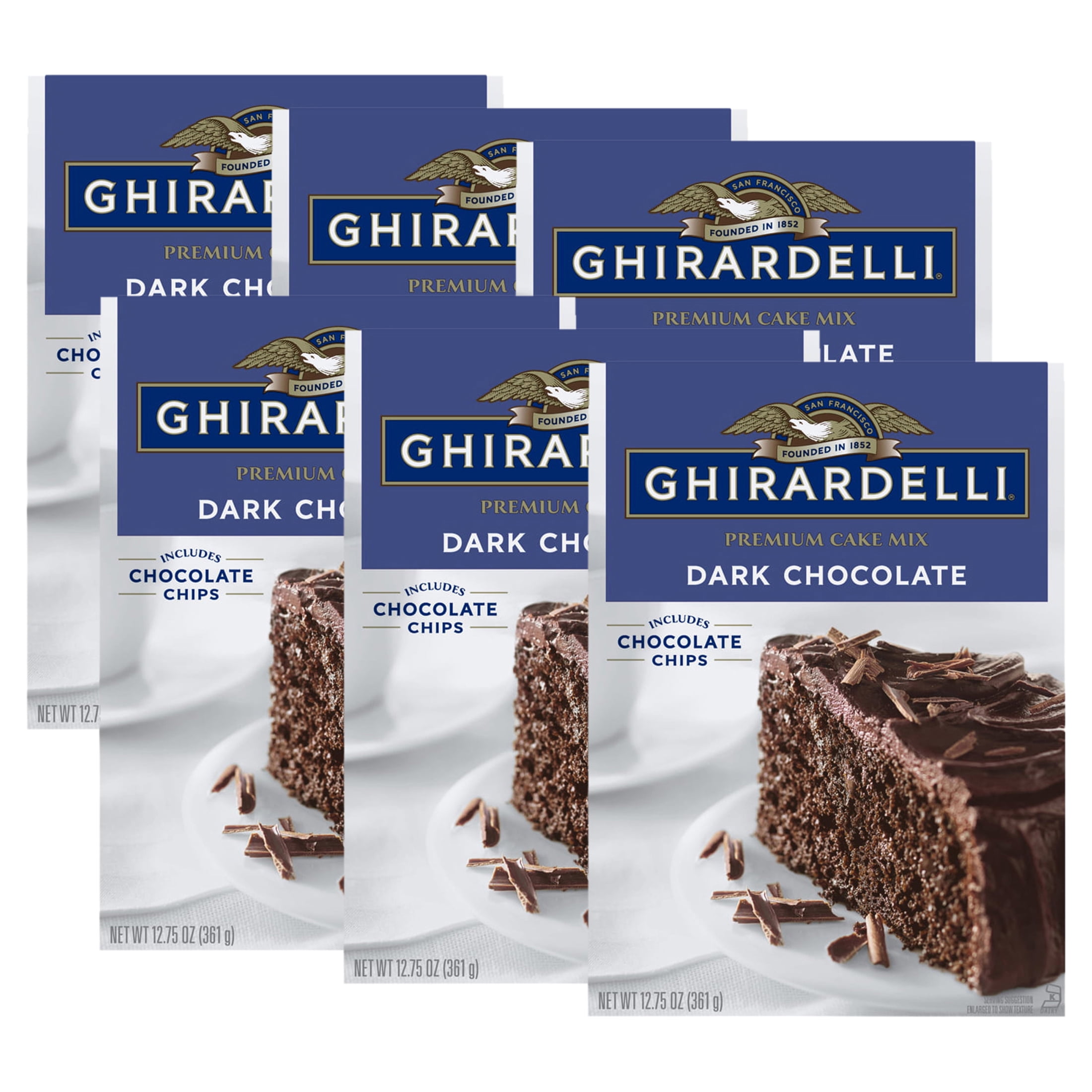 How to make Ghirardelli Double Chocolate Premium Cake with Chocolate  Ganache Frosting - YouTube