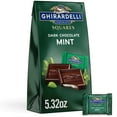 thumbnail image 1 of GHIRARDELLI Dark Chocolate Candy SQUARES with Mint Filling, 5.32 oz Bag, 1 of 14