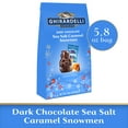 thumbnail image 1 of GHIRARDELLI Dark Chocolate Sea Salt Caramel Snowmen, 5.8 oz Bag, 1 of 7