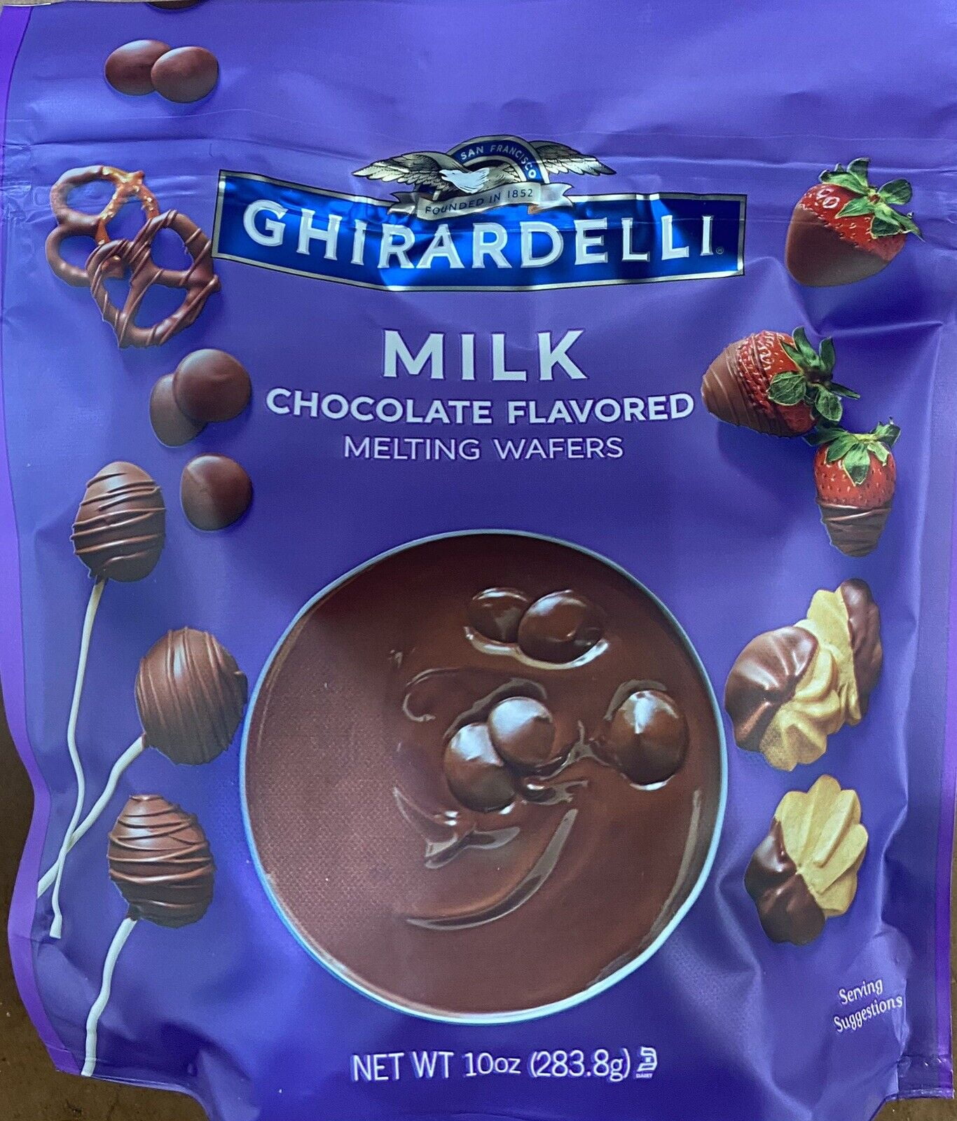 GHIRARDELLI MILK CHOCOLATE Melting Wafers 10 oz Bag - BAKING - Walmart.com