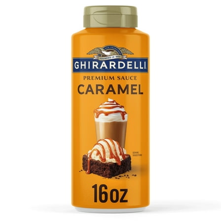 GHIRARDELLI Premium Caramel Sauce, 16 oz Bottle