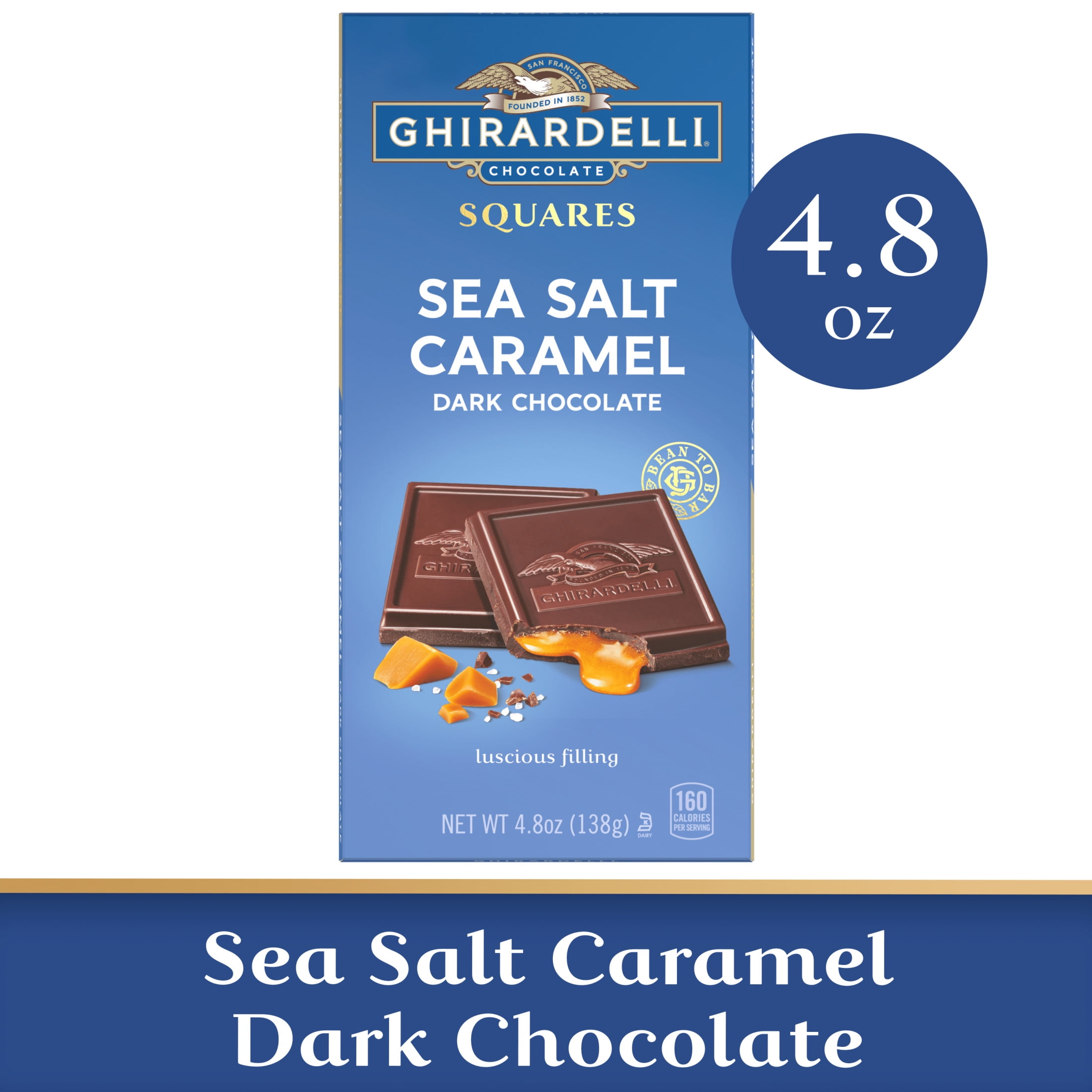 Ghirardelli dark chocolate on sale sea salt caramel