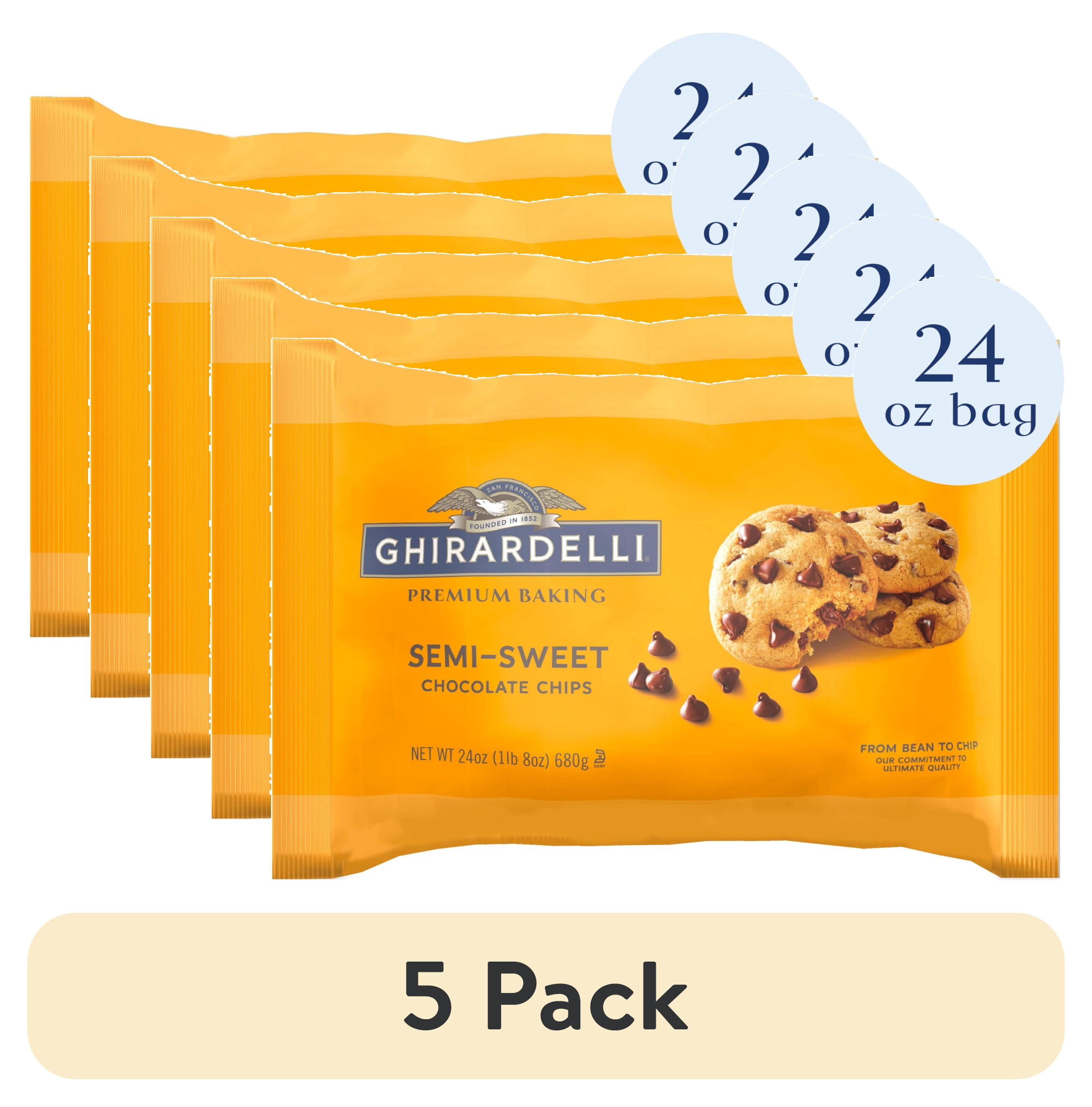 (5 pack) GHIRARDELLI Semi-Sweet Chocolate Premium Baking Chips ...