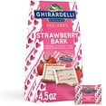 thumbnail image 1 of GHIRARDELLI Valentine's Day Strawberry Bark Chocolate SQUARES, 4.5 oz Bag, 1 of 14