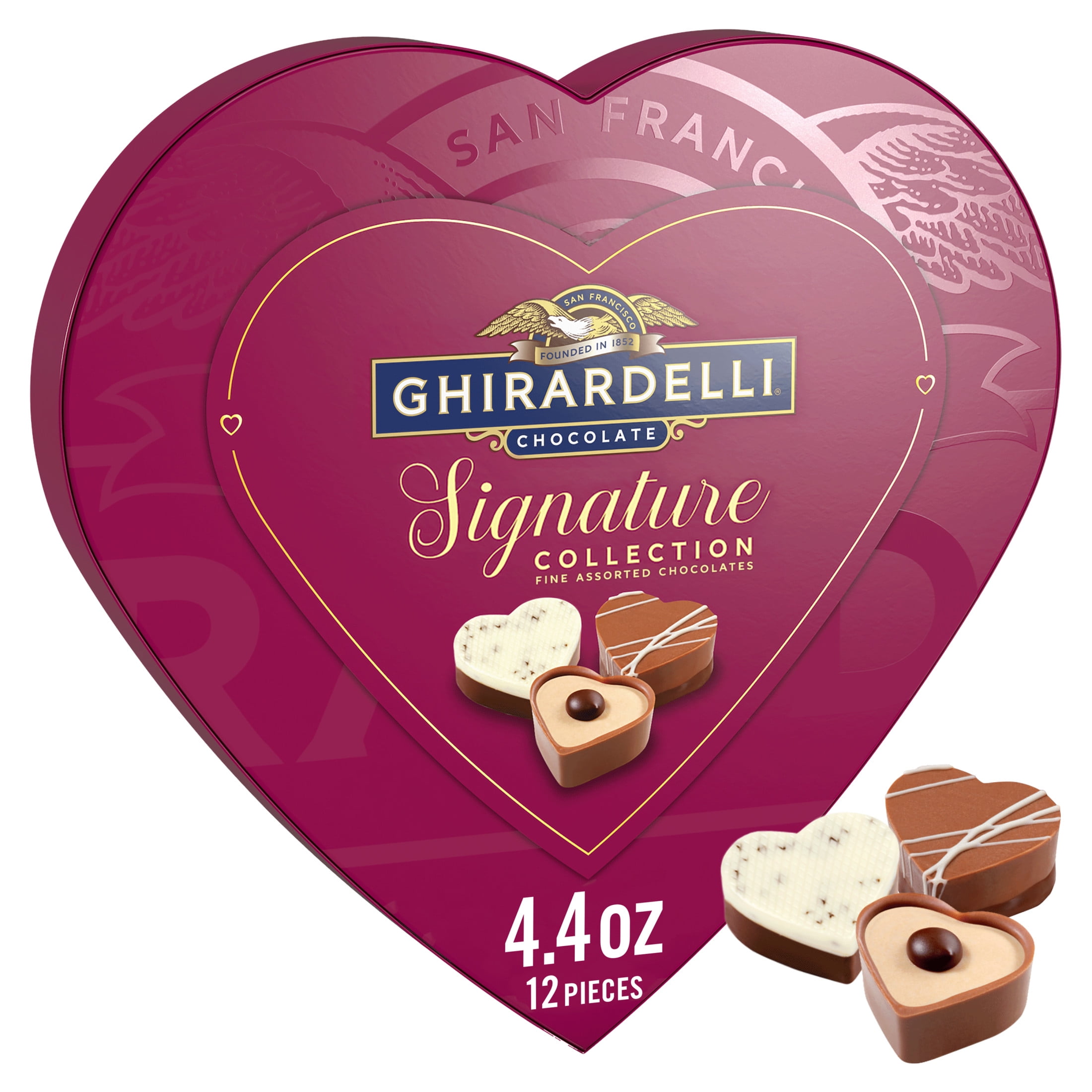 GHIRARDELLI Love Boxed Sweet Hearts, Milk & Dark Chocolate