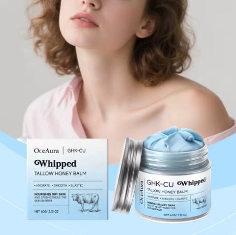 GHK-Cu Blue Balm, Manuka Honey & Vitamin E Cream, 2.12 OZ