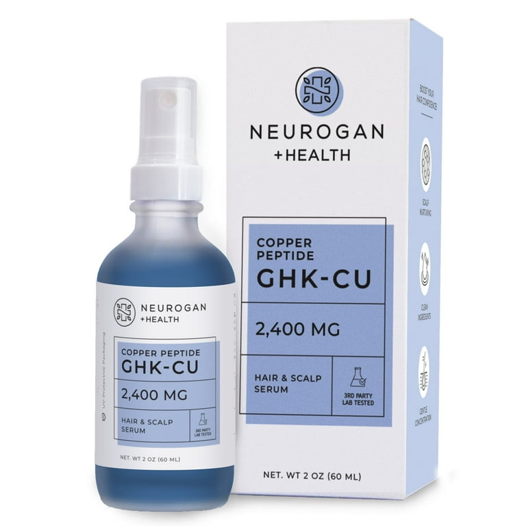 Neurogan Copper Peptide Hair Scalp Serum for Fuller Softer
