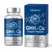 Lilymoon GHK-Cu Copper Peptide Supplement, 120 Vegan Capsules, High Quality Peptide Complex Dietary Supplement