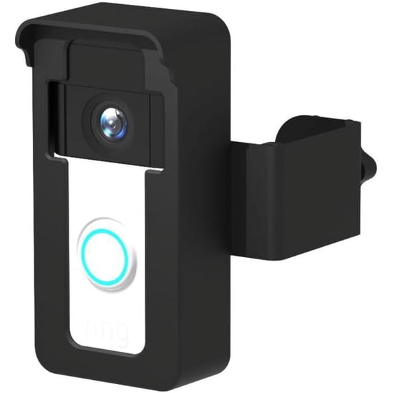 GHODEC Anti-Theft Doorbell Mounts, No-Drill Doorbell Mount Adjustable Mounting Bracket Doorbell Holder, Wireless Doorbell Holder for Apartment Door Home Office
