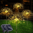 thumbnail image 1 of GHODEC Outdoor Solar Lights,Solar Firework Light, 4 Pack Solar Garden Lights with 120 LED Stake Starburst Lights 8 Modes Solar Patio Fairy Lights for Lawn Garden Decor, 1 of 8