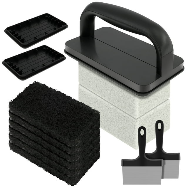 GHOJET 15 Piece Griddle Cleaning Kit for Blackstone Griddle, Cast Iron