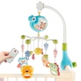 thumbnail image 1 of GHOJET Baby Crib Mobile with Music and Light,Cute Crib Mobile Toys with Remote Control 360° Rotation Baby Musical Crib Mobile with Removable Music Box and Rattle 433 Songs for Baby Newborns, 1 of 9
