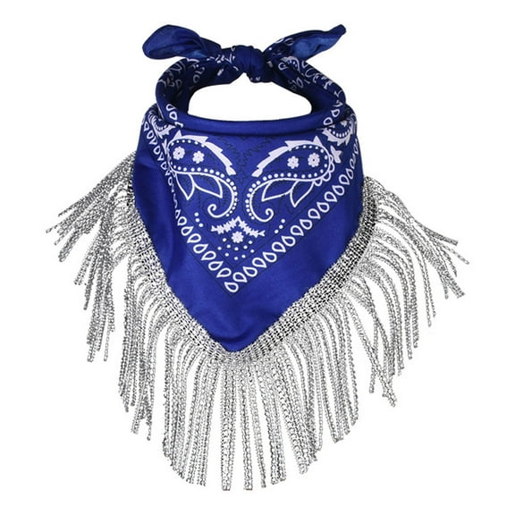 GHOONEY Cowgirl Bandanas for Rhinestone Fringe Scarf Bandanas Bachelorette Bandanas