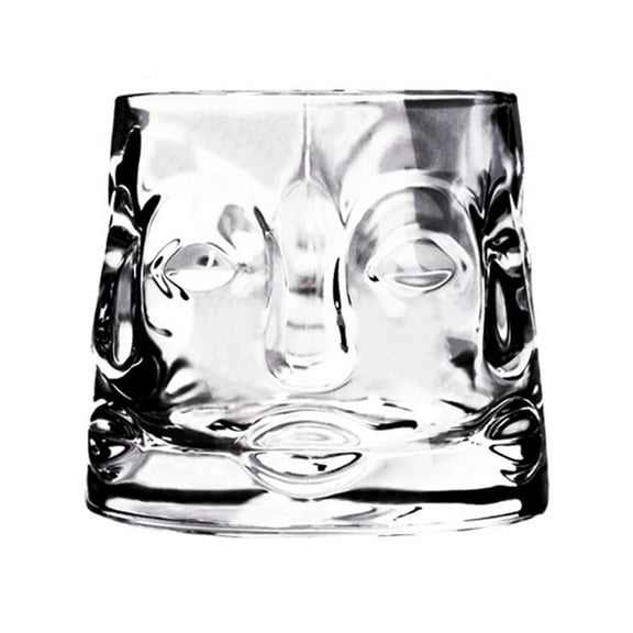 GHOONEY Rotating Wine Glass Home Hotel Bar Heat-resistant Wine Glass for Brandy Old Fashioned Snifter Mugs Tumbler Wine Mug