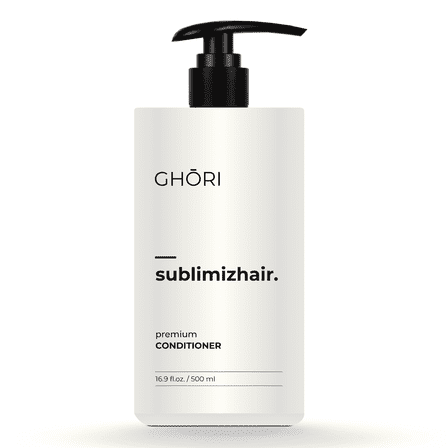 GHORI Sublimizhair Natural Premium Conditioner With Decocted Herbal Extract, Keratin, Lecithin and Ceramides 500 ml/16.9 FL.OZ.