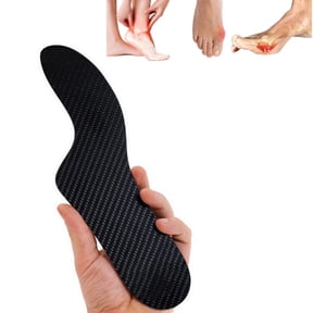 GHORTHOUD 2pcs Morton's Extension Orthotic Carbon Fiber Insole Rigid Foot Support Insert for Turf Toe
