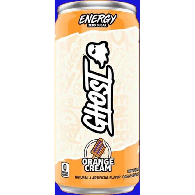 GHOST® ENERGY Zero Sugars Energy Drink, Orange Cream, 8.4 fl oz Mini