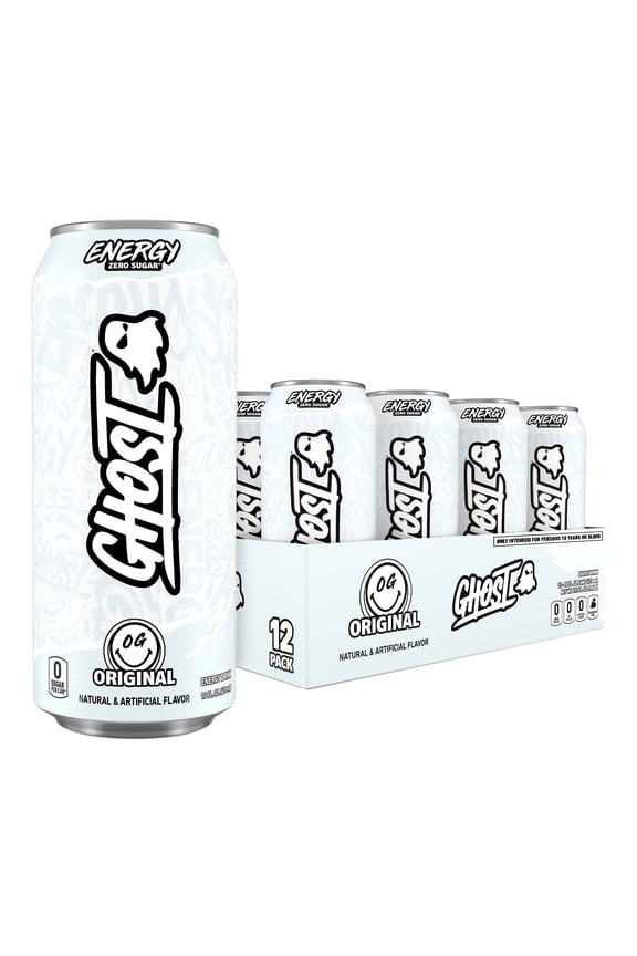 ENERGY Zero Sugars Energy Drink, Original Flavor, 200mg Natural Caffeine, 16 fl oz Can