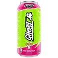 thumbnail image 1 of GHOST® ENERGY Zero Sugar Energy Drink, WARHEADS® Sour Watermelon, 200mg Natural Caffeine, 16 fl oz Can, 1 of 13