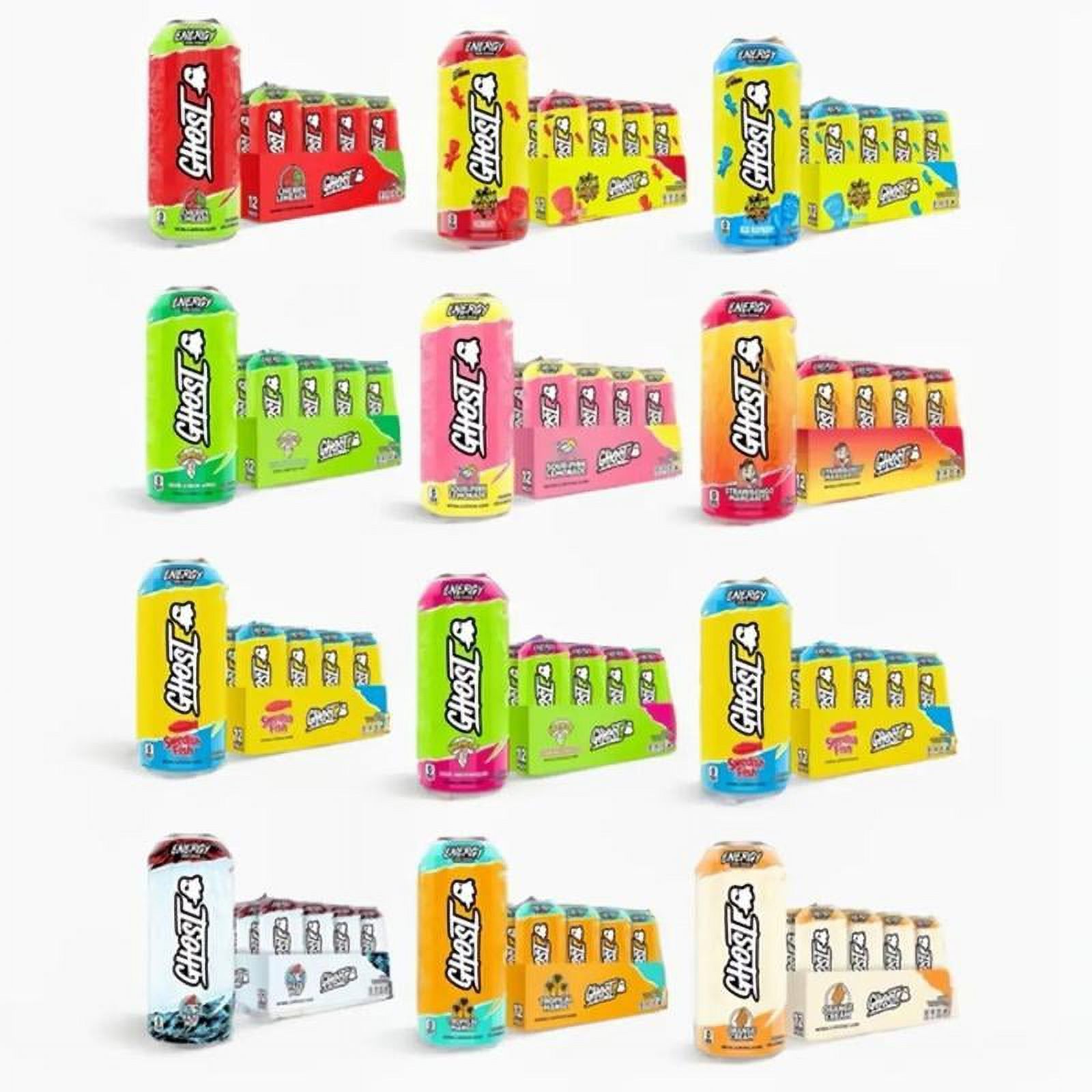 GHOST Energy Drink 12Pack, 16oz Energy & Focus & No Artificial
