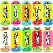 GHOST Energy Drink Variety Pack, Sugar Free Energy Drink, 16oz Cans 10 Pack