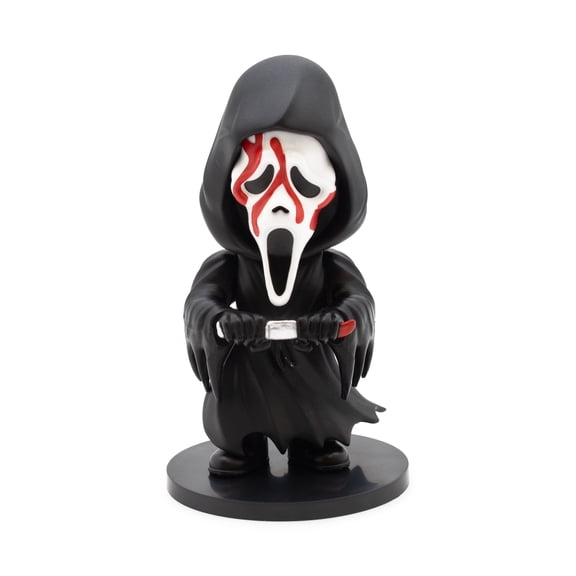 CultureFly Ghost Face with Bloody Mask and Knife Bobblehead, 4.5-Inch, Officially Licensed