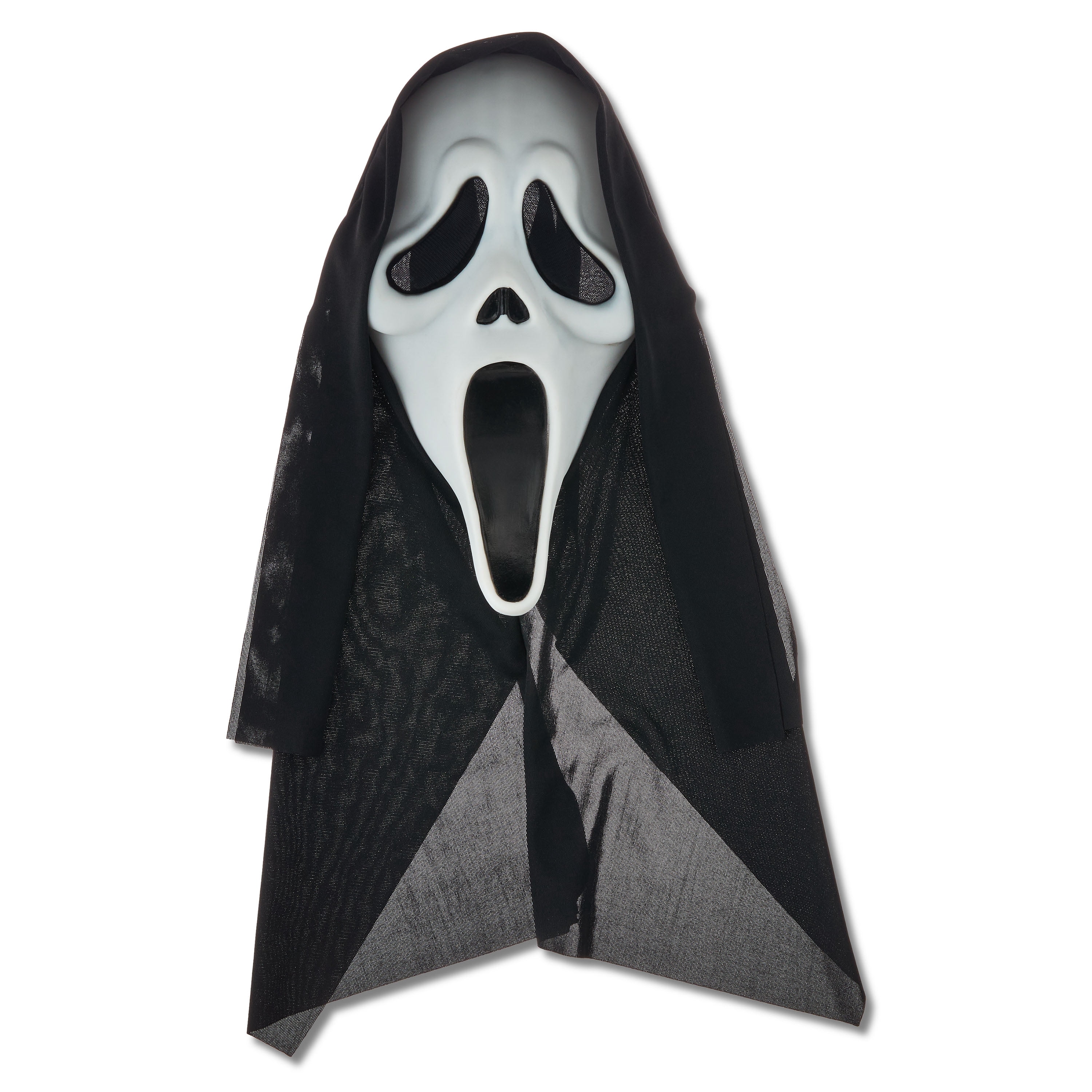 Ghost Face Mask, White, Halloween Costume Accessory for Adults, by Fun World