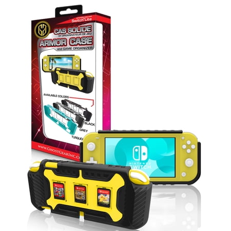 GHOST GEAR™ ARMOR CASE AND GAME ORGANIZER [ BLACK ] for Nintendo Switch™ Lite