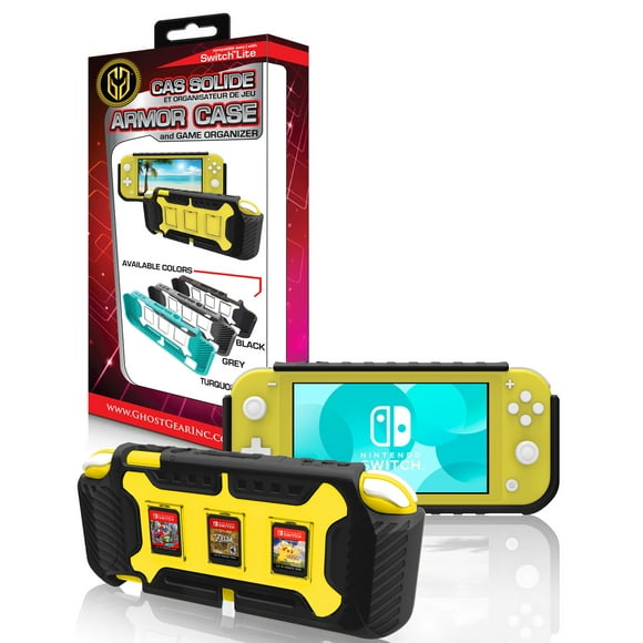 GHOST GEAR ARMOR CASE AND GAME ORGANIZER [ BLACK ] for Nintendo Switch Lite