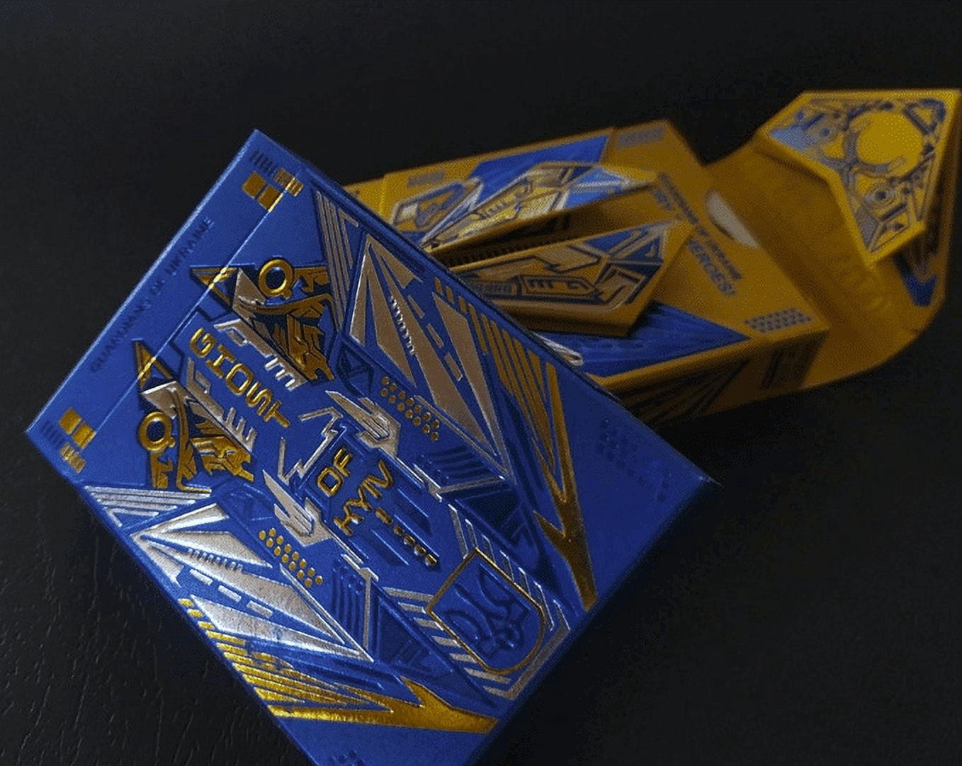 GHOST OF KYIV: Guardians/Ukraine (Classic Blue) Playing Cards by 3rd Dominion