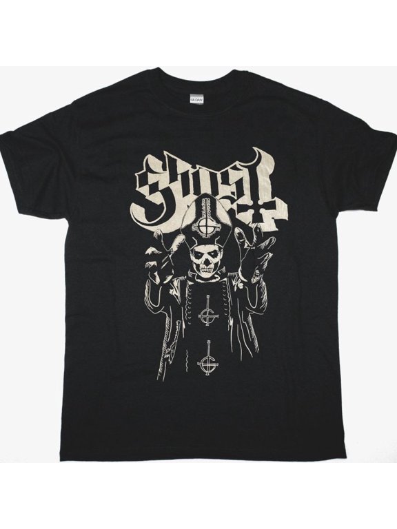 GHOST PAPA NEW BLACK T-SHIRT