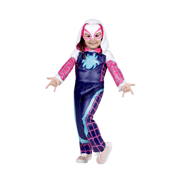 Marvel Ghost Spider Halloween Costume for Toddler, Size 3-4T, by Jazwares