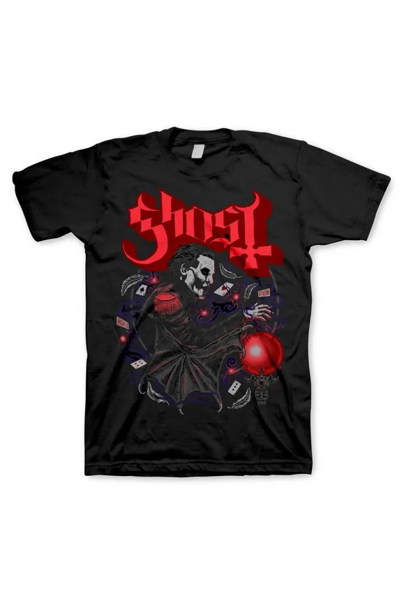 GHOST cd lgo Papa Copia Cards CRYSTAL BALL Official SHIRT MED New meloria impera