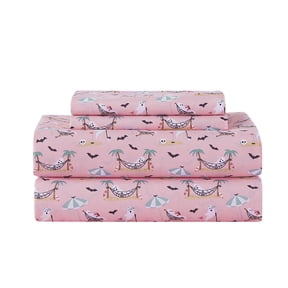 Summerween Crafted by Catherine 4-Piece Sheet Set, Full, Ghost Retirement