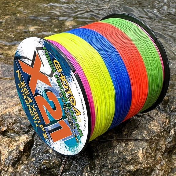 GHOTDA 21Strands 300M Fishing Lines Super Strong 27-212LBS Multifilament PE Braid Carp Line Ocean Wear Resistance X21 PE Line