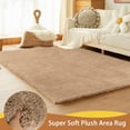 thumbnail image 1 of GHOUSE Washable Shag Area Rugs 5x7 Rug Brown for Living Room, 1 of 8