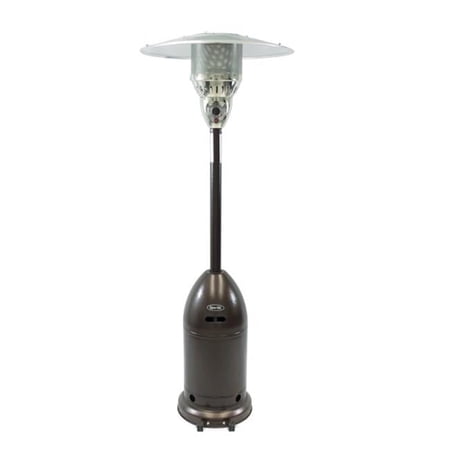 GHP Group Bullet Base Patio Heater, Bronze