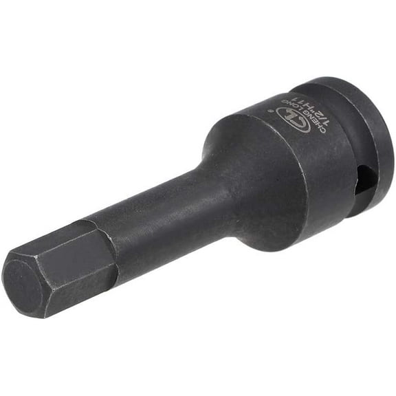 GHRTGR-1/2" Drive x H11 (11mm) Impact Hex Bit Socket, Metric 3" Length, CR-MO Steel Use with Impact Drivers or Hand Ratchets