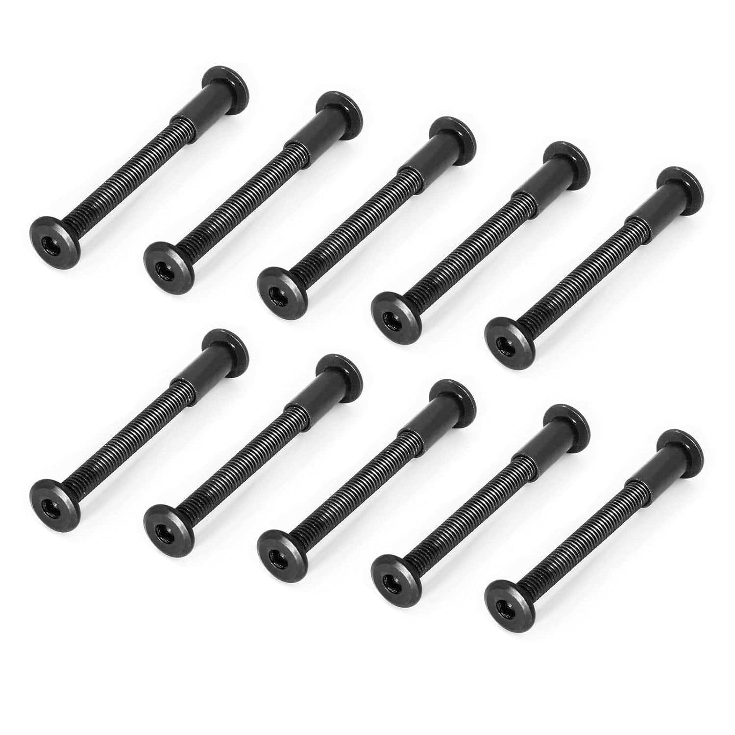 AUXBC 20PCS 6×25 Hex Drive Socket Cap Bolts, Stainless Steel Binding Post Screws Furniture