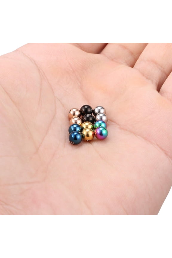 GHRTGR-12PCS Mix Color Replacement Balls Body Jewelry Piercing Barbell Parts 16G 14G