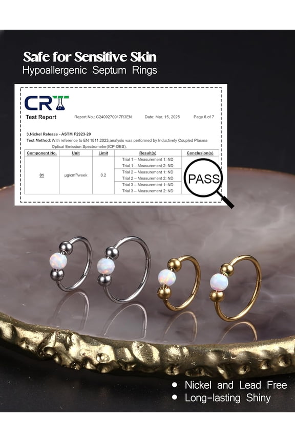 GHRTGR-16G/18G/20G Surgical Steel Nose Rings Hoops Women Hypoallergenic Septum Rings Hinged Clicker for Helix Daith Tragus Rook Conch Lip Ring Hoop Cartilage Earring Body Piercing Jewelry 8mm/10mm