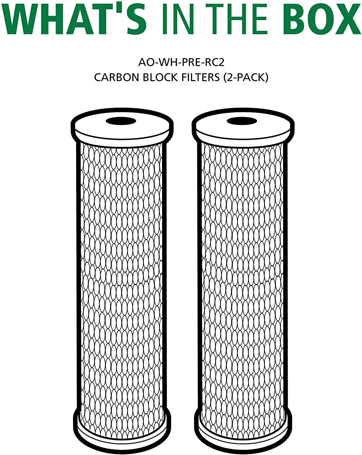 Filtro di ricambio per odori di sedimenti Carbon Wrap da 5